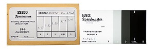 Density Comparison Strip - ESECO 5 Step w/Certificate